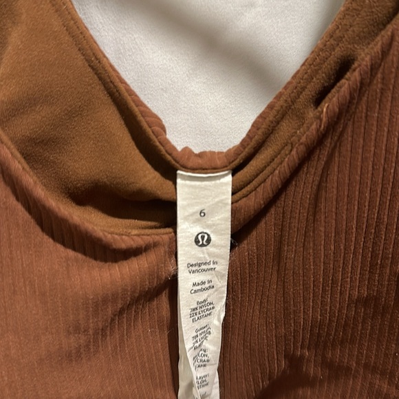 Lululemon Align bodysuit- ribbed - Picture 3 of 3